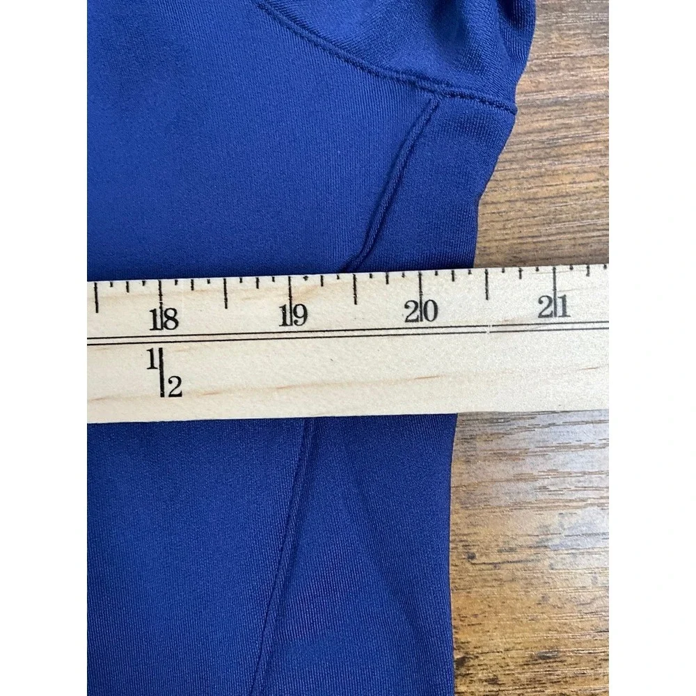 B Draddy 1/4 Quarter Zip Performance Pullover Medium MBH 1881 Blue‎